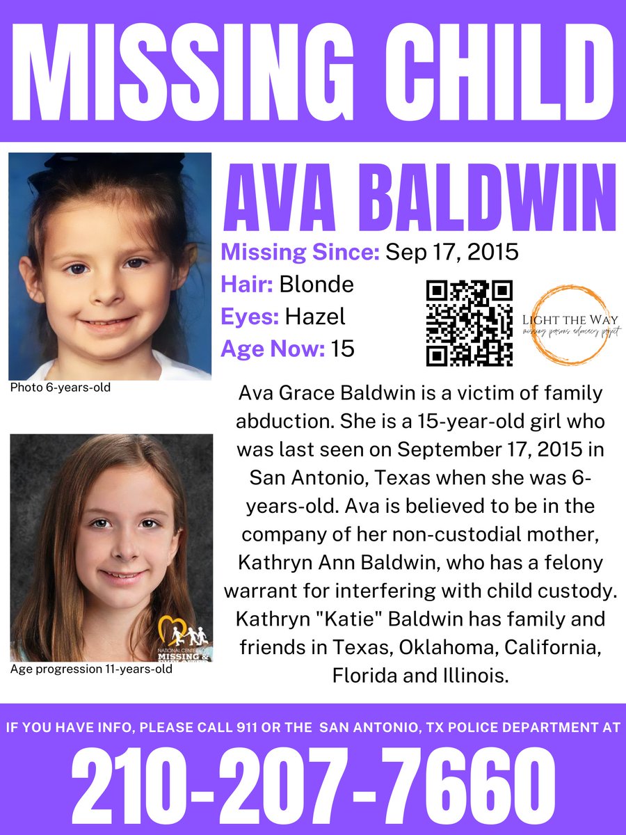 #MissingPosterMonday #AvaGraceBaldwin #Texas #MondayMotivation #Missing #MissingPerson