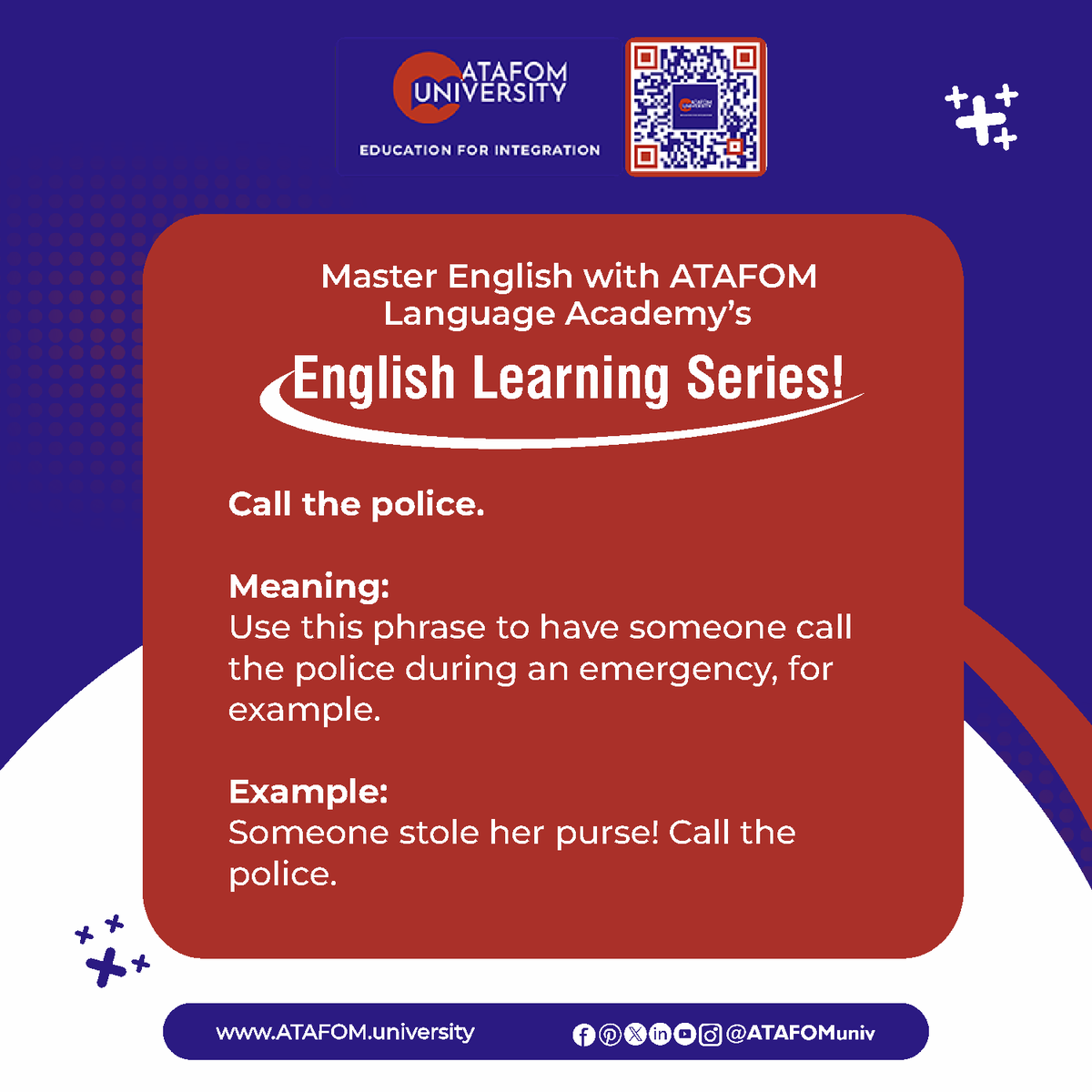 Unlock the Power of English with ATAFOM University's Comprehensive Series!
Transform your language abilities and unlock new doors of opportunity. Enroll now and take the first step towards a brighter future!
#ATAFOMUniversity #LanguageMastery #EnglishLanguage #EducationForAll