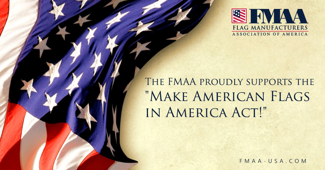 We proudly support the 'Make American Flags in America Act!' This important legislation aims to ensure that the American flags displayed on Federal property and procured by Federal agencies are made in the United States.
#MadeinAmerica #MadeintheUSA #AmericanPride