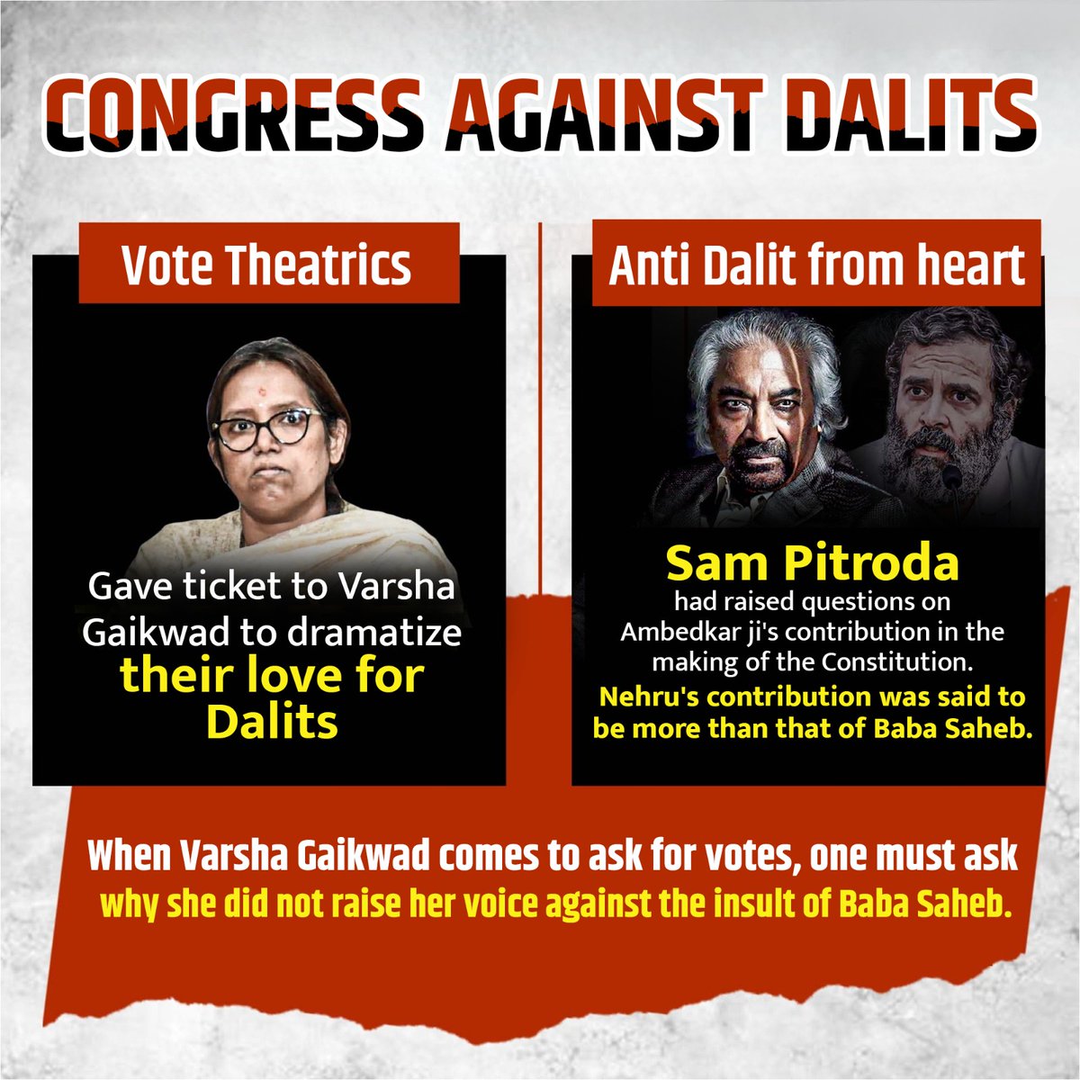 The reality of Congress's Dalit Prem..