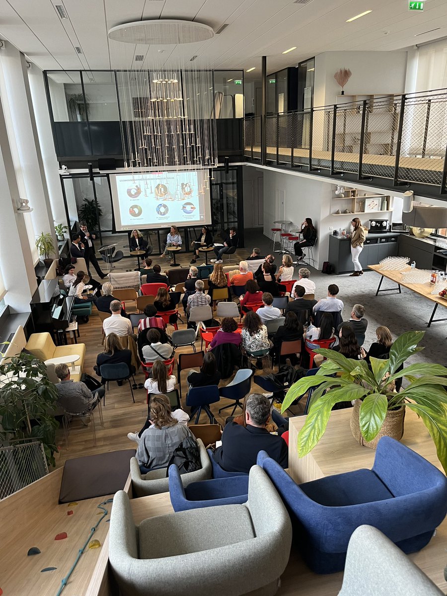 Symboliques des espaces de travail, hybridation, RSE ou encore #IA : on parle Office experience ce soir chez <a href="/onepoint/">Onepoint</a> avec @nexity !