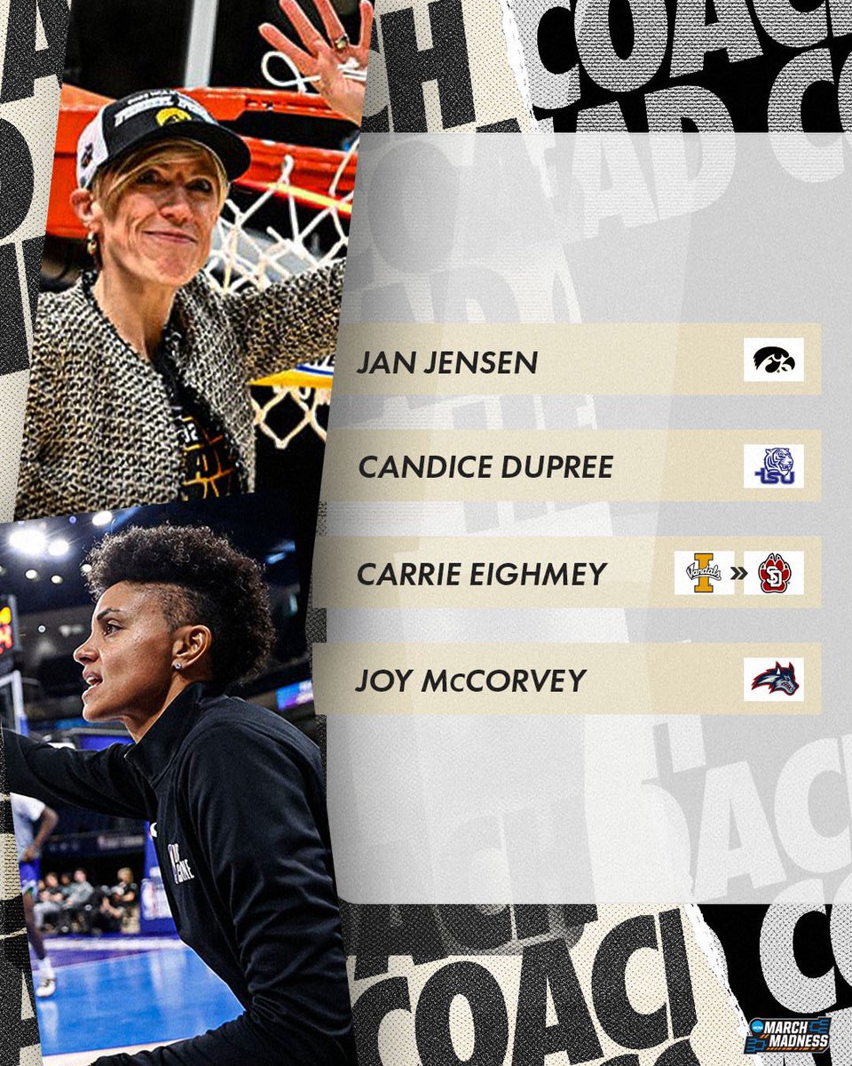 Coaches on the move 🙌 #NCAAWBB