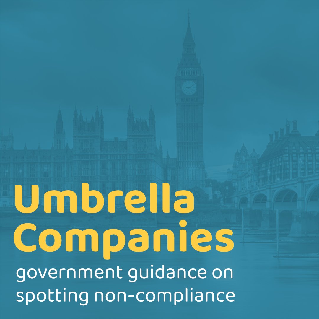 ICYMI 
 
The recent update on Umbrella regulations may have frustrated some due to a lack of depth, but the government has since released guidance to help spot non-compliant Umbrella providers.

Read the details here: t.ly/03vXz