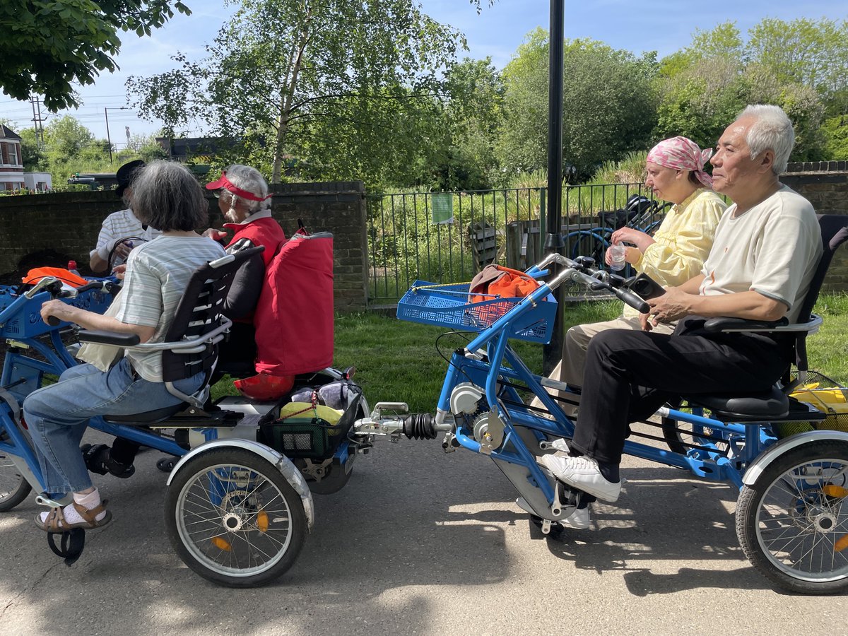 Bikeworks (@bikeworksuk) on Twitter photo A sunny sight in #westlondon☀️ - our #AllAbilityClub, #CycleConnect service & #dementia group from <a href="/ForBrian_/">For Brian</a> in convoy enjoying the beautiful weather & each other’s company.
Shout out to the Bikeworks West Team, Erma, S-J, Simon A, Joseph & Sharon. <a href="/CityWestminster/">Westminster City Council</a> <a href="/RBKC/">Royal Borough of Kensington and Chelsea</a> A sunny sight in #westlondon☀️ - our #AllAbilityClub, #CycleConnect service & #dementia group from <a href="/ForBrian_/">For Brian</a> in convoy enjoying the beautiful weather & each other’s company.
Shout out to the Bikeworks West Team, Erma, S-J, Simon A, Joseph & Sharon. <a href="/CityWestminster/">Westminster City Council</a> <a href="/RBKC/">Royal Borough of Kensington and Chelsea</a>