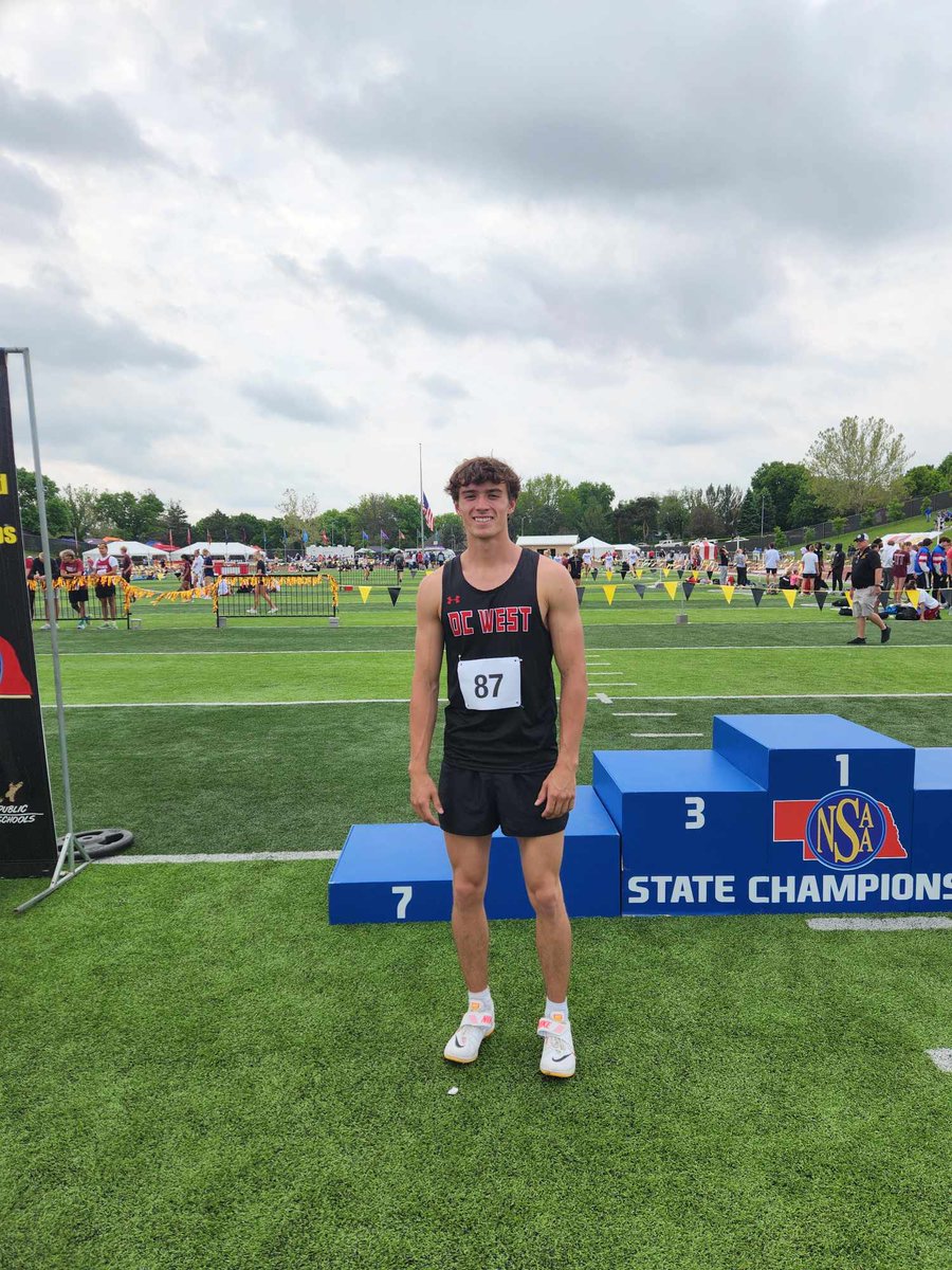 DCWestXCTF's tweet image. Ashton Scott closes out his career by placing 6th in the Class B Boys High Jump! Congratulations Ashton!