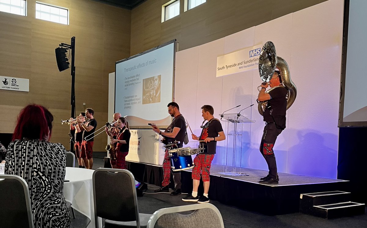 A <a href="/STSFTrust/">South Tyneside and Sunderland NHS Foundation Trust</a> conference that was so joyously fun it should have been barely legal and literally an absolute blast from the briliant <a href="/NYBrassBand/">New York Brass Band</a> at the end 🥰😂

Thank you so much <a href="/DPalmer73912053/">@DPalmer</a> and <a href="/MelanieSTSFT/">Melanie Johnson</a> for the invitation to join all 500 of you today💙
#NMODPConf