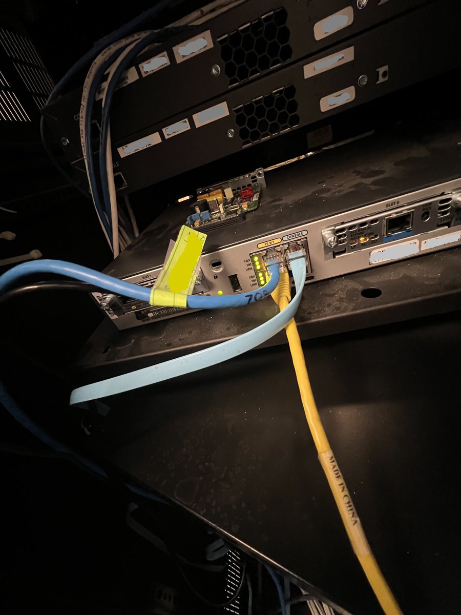 Troubleshoot circuit for bookstore. Worked with support to test new circuit then label it accordingly. #JCCHelp #ITSupport #ITProject #pghtech #pittsburgh #pittsburghpa #bestinpgh #networksystem #internet #connectivity #troubleshooting #circuitissue #cablingissue #networkswitch