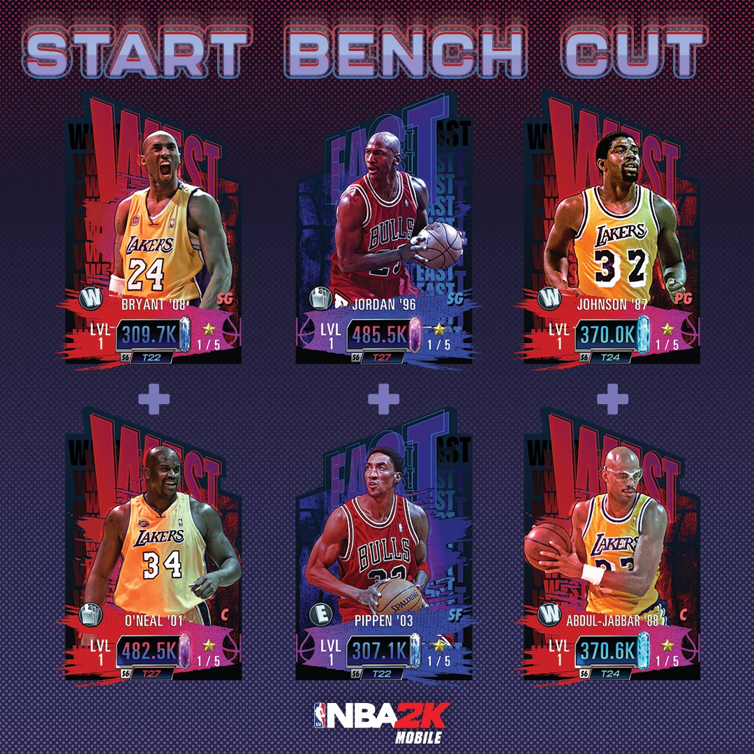 Start one, bench one, cut one of these iconic duos (ignoring PWR).

🔹 Kobe & Shaq
🔹 Jordan & Pippen
🔹 Magic & Kareem

What are your picks? (Pretend Kobe is wearing No. 8 😉)