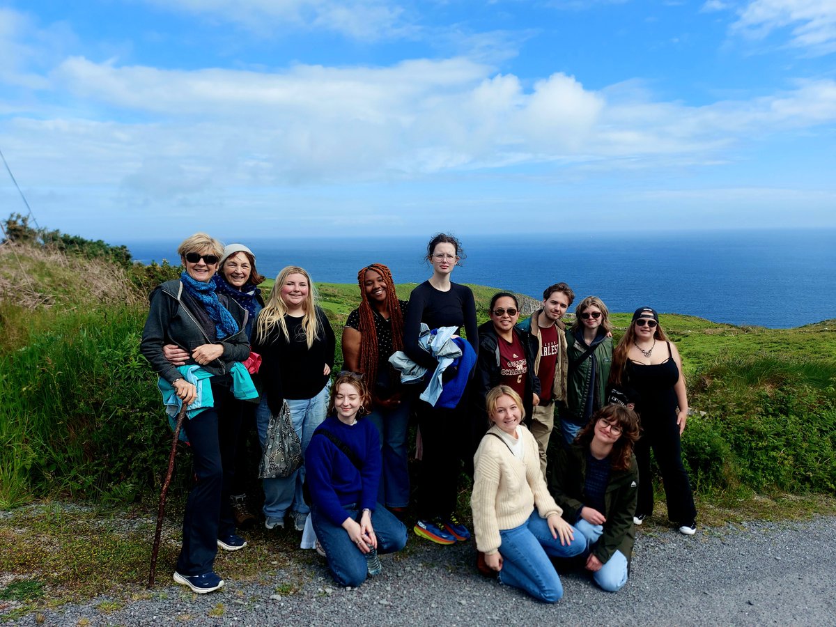 Delighted to welcome students and teachers from the College of Charleston again this year for their annual 'Maymester in Skibbereen' - a pleasure to have them for the week - and it kicked off at Lough Hyne today, where better! #skibbereen #loughhyne #loughine