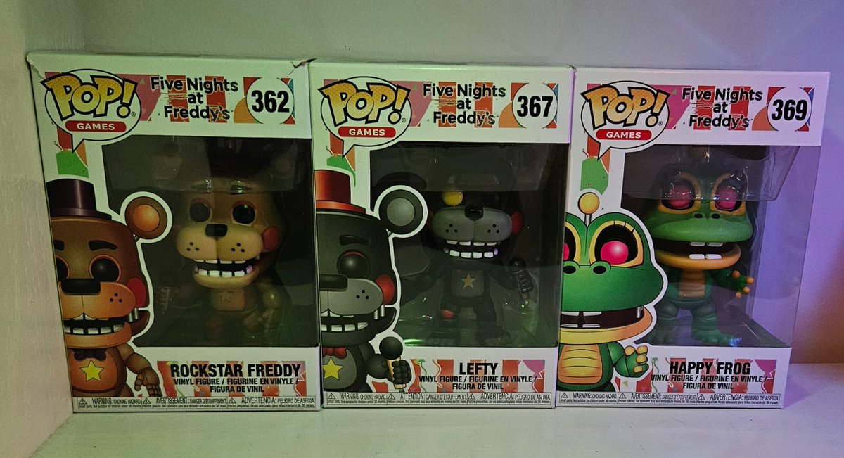 #ffps #funko #fnaf6 #rockstarfreddy #lefty #happyfrog