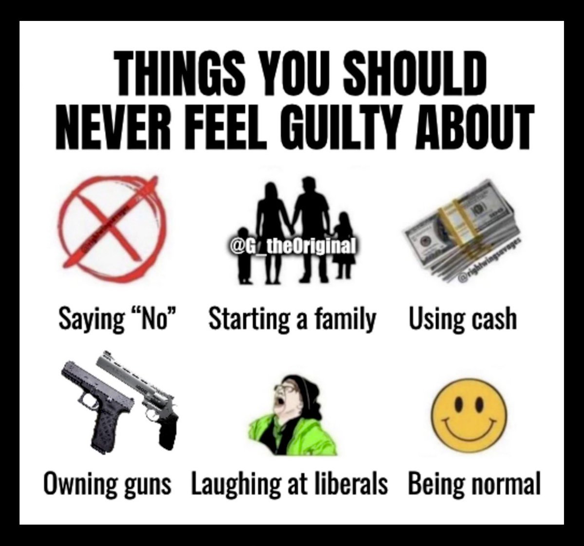 😂 No guilt here, how about you? 👏 I follow back 🇺🇸