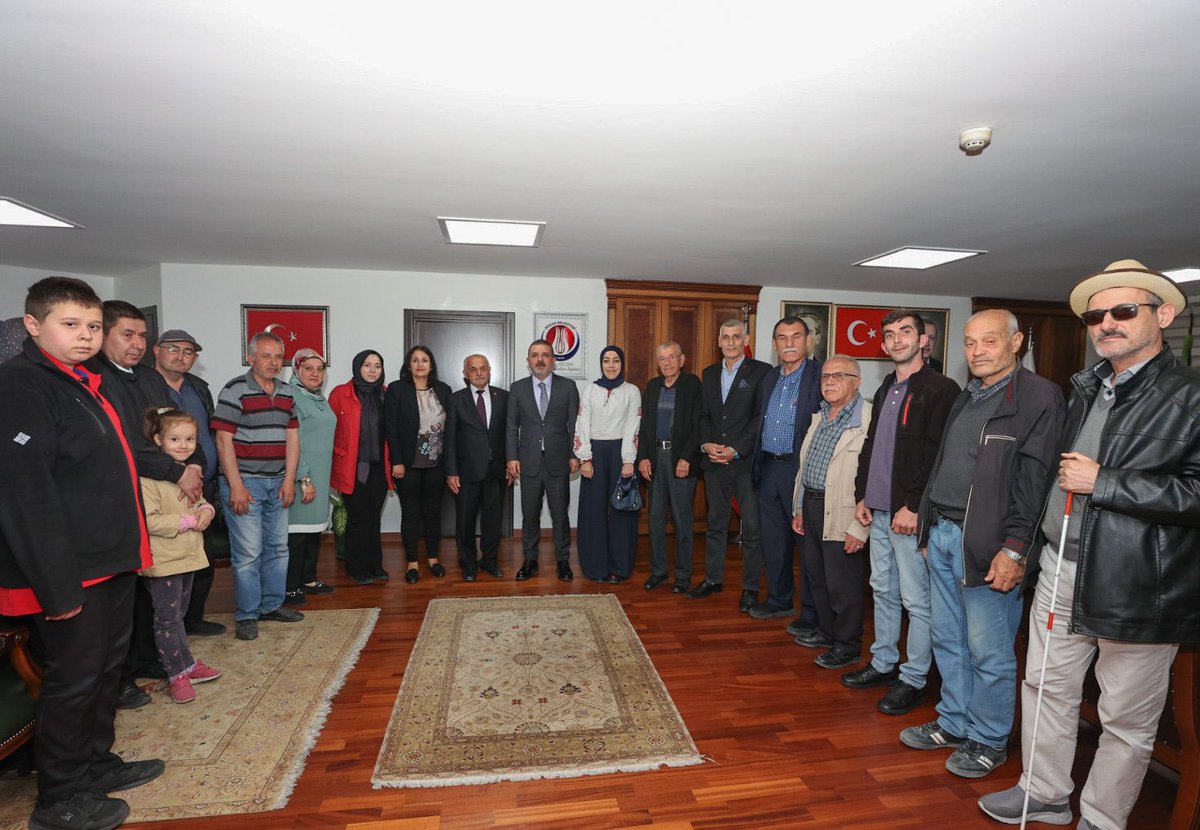 AK Parti Sincan İlçe Engelliler Komisyonu Başkanımız Sn. Cafer Aydoğan ve Engelliler Komisyonu nazik ziyaretleri için teşekkür ediyorum.