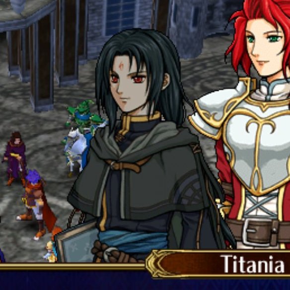 [ Path of Radiance ] One of the funniest things to me is that it took me 2 full play-throughs of Path of Radiance to realize that Soren has a smiling portrait he uses quite often for Ike, but it's basically a pixel different from his normal frowning one.