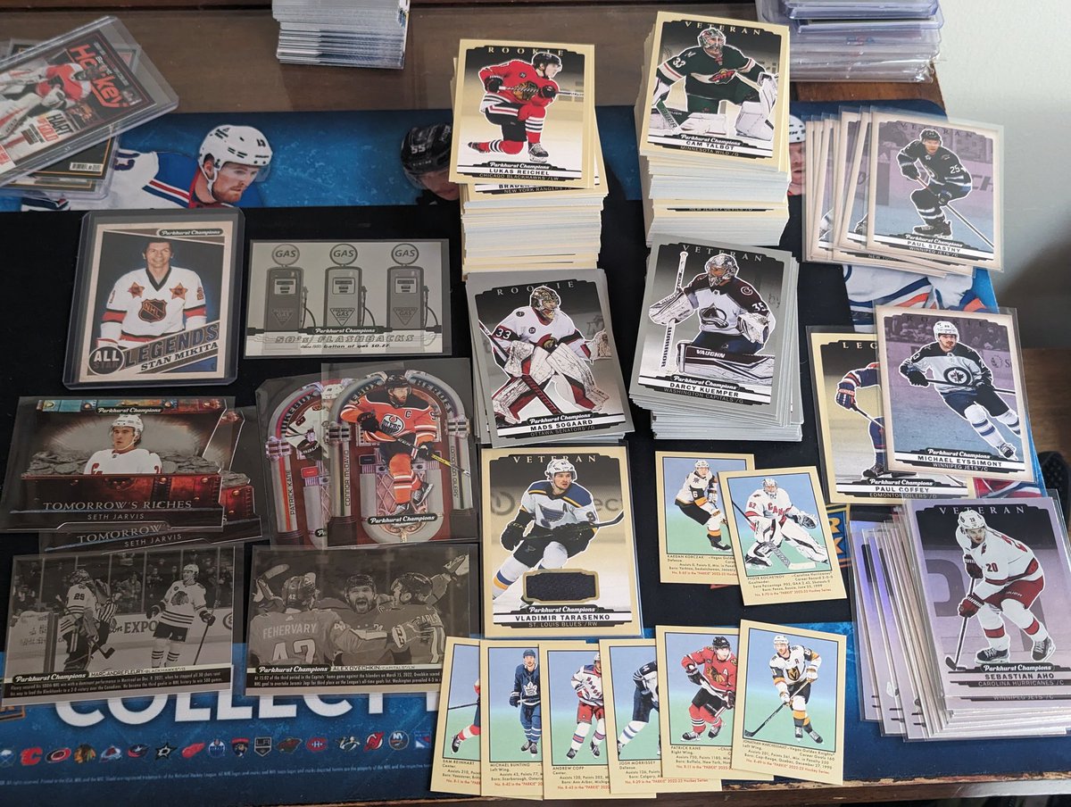Is anyone after any particular 22-23 Parkhurst Champions player/team/insert/set-building? #hockeycards