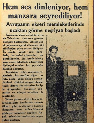 Türkiye televizyonla ilk tanıştığında