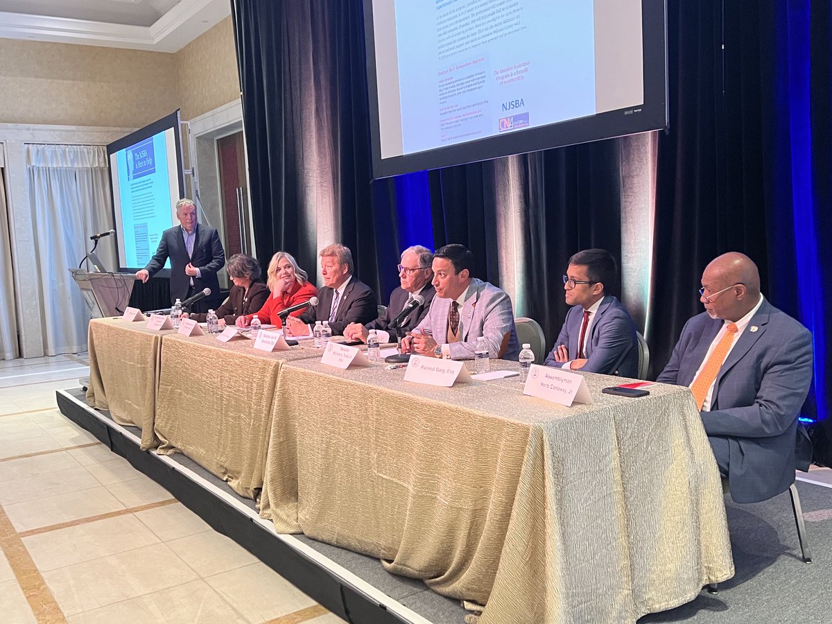 Inside Trenton. It’s happening at ⁦<a href="/NJStateBar/">NJ State Bar Assn</a>⁩ Annual Meeting with ⁦<a href="/BillMaer/">William J. Maer</a>⁩, Asw Luann Peterpaul, Asw Vicky Flynn, Sen John McKeon, ⁦<a href="/JonBramnick/">Jon Bramnick</a>⁩, Sen Mike Testa, ⁦<a href="/parimalgarg/">Parimal Garg</a>⁩ and ⁦<a href="/herbconaway/">Dr. Herb Conaway</a>⁩