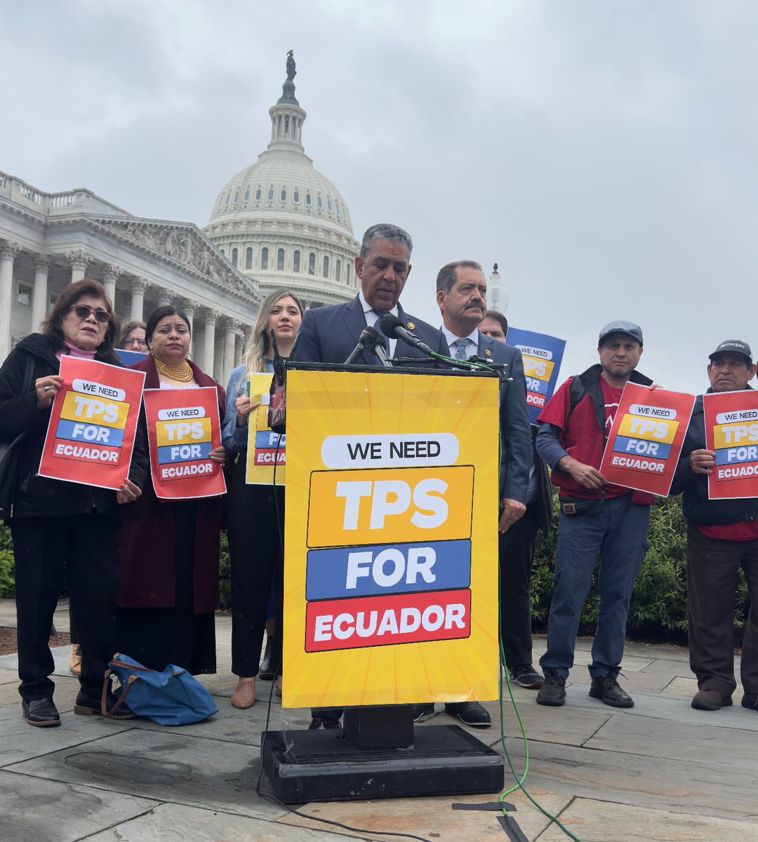 Thank you @RepEspaillat for standing with immigrant families. #TPSforEcuador will keep families together and provide access to work permits to over 300,000 Ecuadorian immigrants who have lived here for decades.