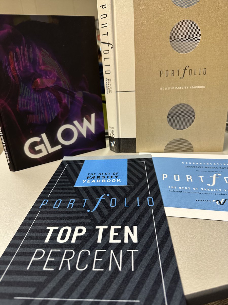 Congratulations to Mr. Chelli and the <a href="/CreeksideMS/">Creekside MS</a> yearbook staff on being selected into The Portfolio! Schools are included into this publication when their yearbook is in the Top 10% of publications!