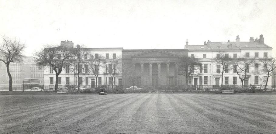 Senate House, Abercromby Square, was opened on 15th May 1969 by Princess Alexandra. She faced protests about delays in re-housing local residents. It was on the site of the former St Catherine's Church.