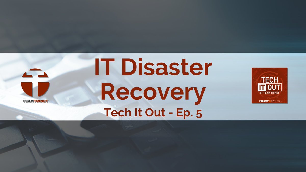 In an increasingly digital world, what do you do when there's an unforeseen disaster?

In this episode of Tech IT Out, Jimmy and Brendan discuss how to navigate these disruptions and safeguard your organization's operations. Listen now: tinyurl.com/4x23rsuk