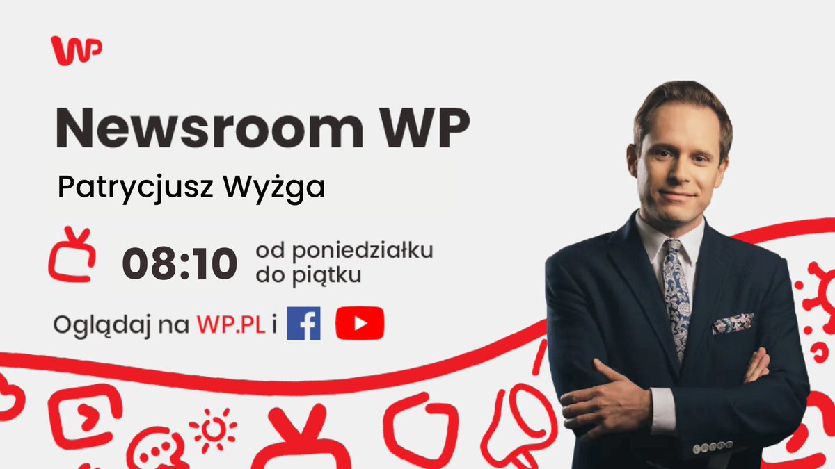 📍NEWSROOM ⌚️8:10 ⌚️ Prowadzi @patrycjuszwyzga Goście: 📍ppłk rez. Maciej Korowaj, analityk wojskowy 📍dr Łukasz Lewkowicz, Instytut Europy Środkowej, UMCS 📍Natalia Gumińska, WP Turystyka