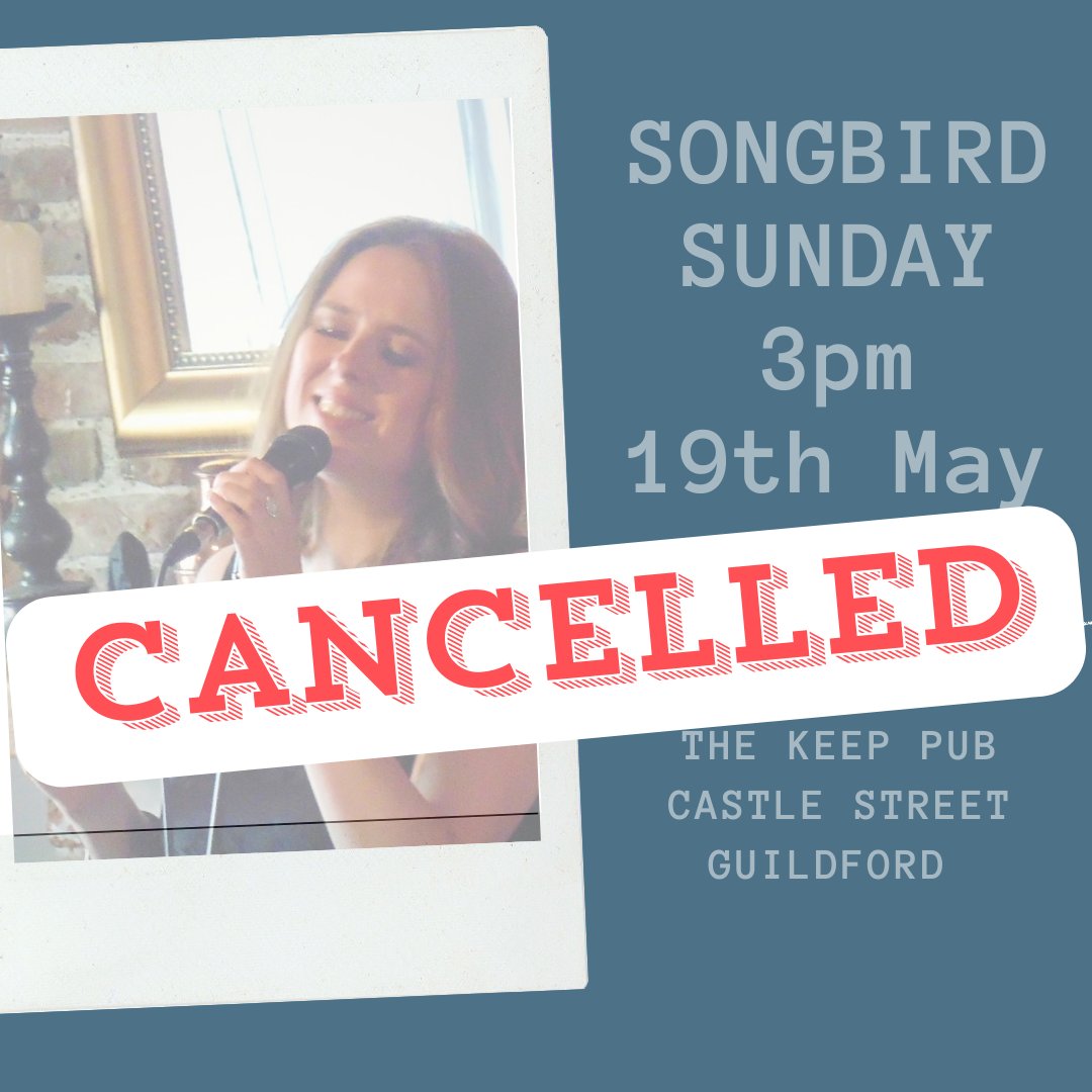 Unfortunately, Songbird Sunday at The Keep this Sunday 19th May has been cancelled. We apologise for any inconvenience and will post new dates as soon as we have them.