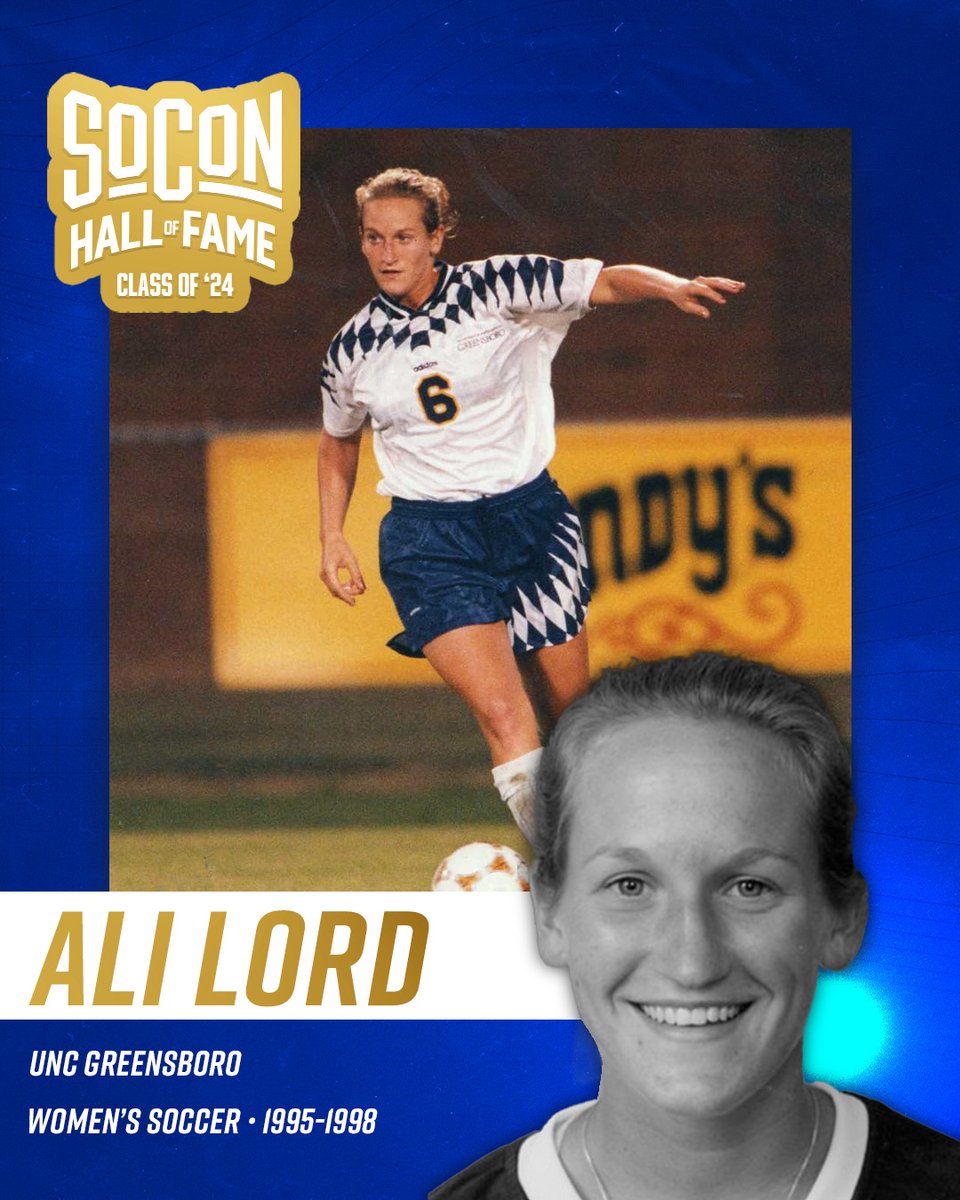 Welcome to the #SoCon Hall of Fame, Ali Lord Smith 👏 | @UNCGWSoccer 📰 soconsports.com/news/2024/5/15…