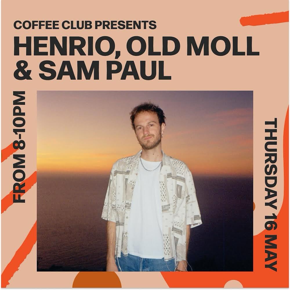 HENRIO (@henrio.music) & OLD MOLL (@old.moll ) will be on board tomorrow evening @coffeeclublive ⏰️ 8pm - 10pm 🎟️ link in bio for tickets