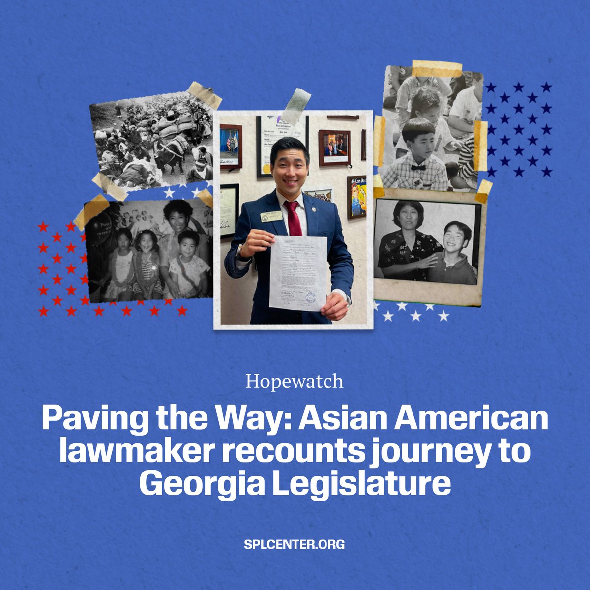 Georgia state representative Sam Park became the first Asian American Democrat elected to the Georgia Legislature. In honor of Asian American and Pacific Islander Heritage Month, he shares his story in this new #Hopewatch blog: bit.ly/3ylLzAb #AAPIMonth