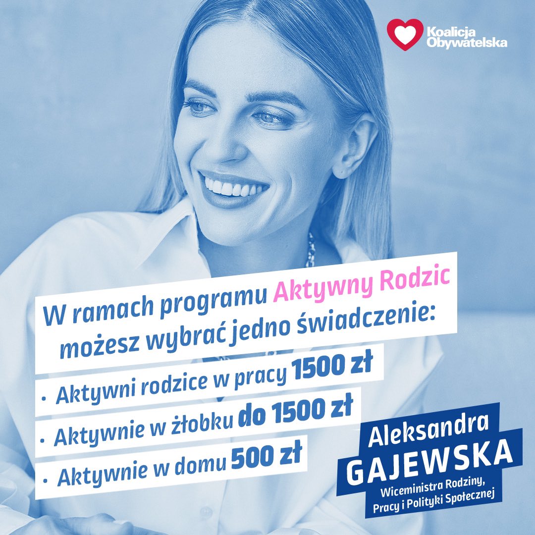 AGajewska's tweet image. Obiecaliśmy. Realizujemy. Babciowe już od października pomoże rodzicom w powrocie na rynek pracy po urodzeniu dziecka 👧👦