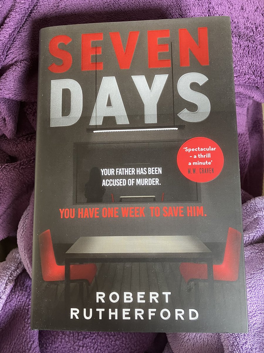 I’ve waited long enough, next up Seven Days by Robert Rutherford out now in hardback @rutherfordbooks @HodderBooks