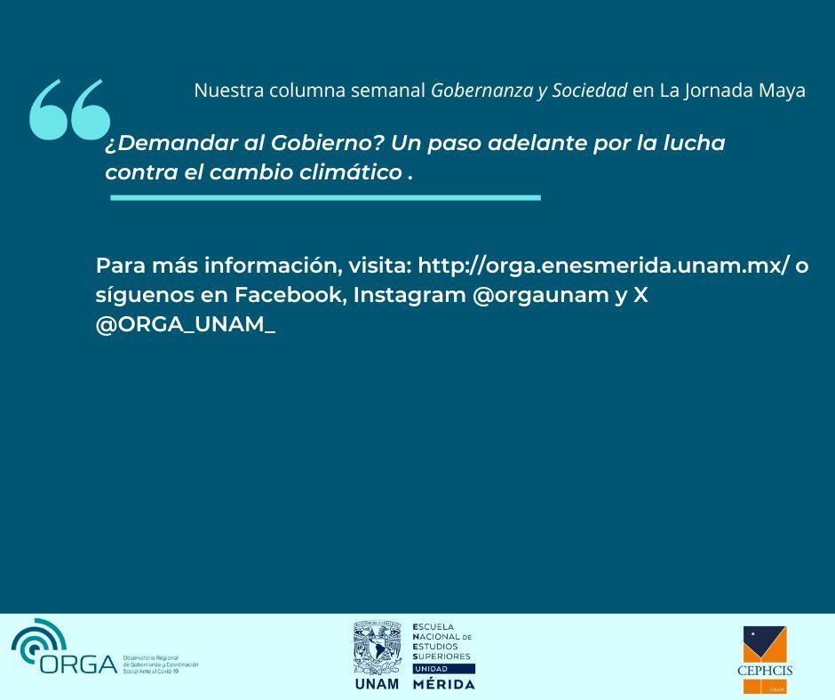 ¡Es hora de asumir responsabilidades a nivel global y exigir acciones concretas a nuestros gobiernos!💪🌿

#ORGA #UNAM #CambioClimático #AcciónGlobal #DerechosHumanos