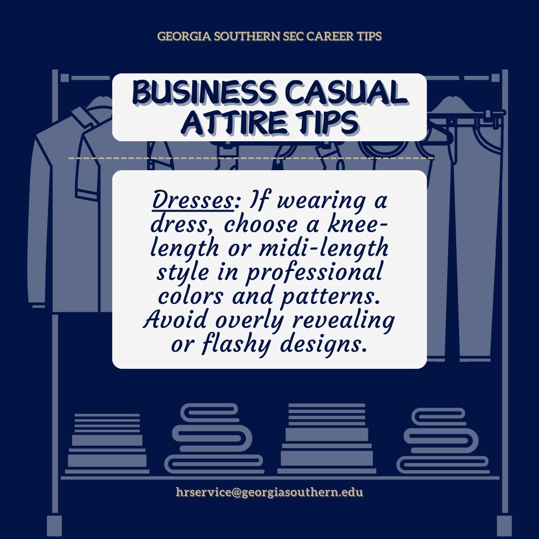 Suit up for success! 🌟Embrace a business casual dress code, ensuring you look professional and feel comfortable as you gain valuable work experience.Gear up to impress! 📚
#StudentEmploymentCenter #CareerTips