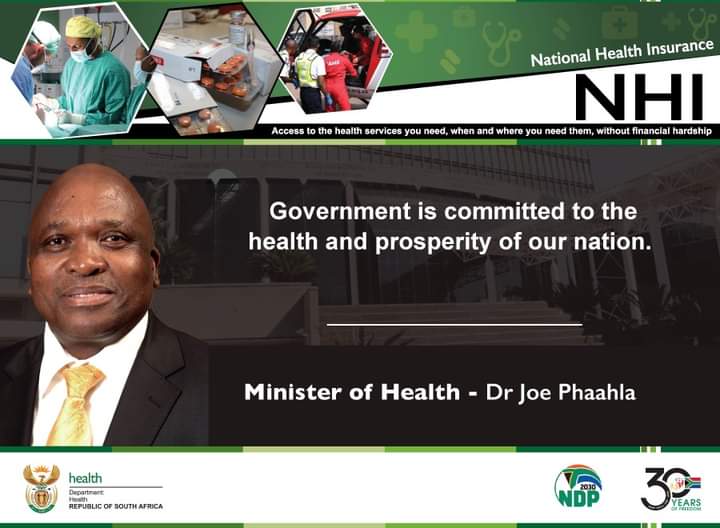 #RoadToNHI As we steadfastly continue with our efforts, we must recall the Freedom Charter, which says, “A preventative health system shall be run by the State and free medical care and hospitalisation shall be provided for all, with special care for mothers and young children.'.