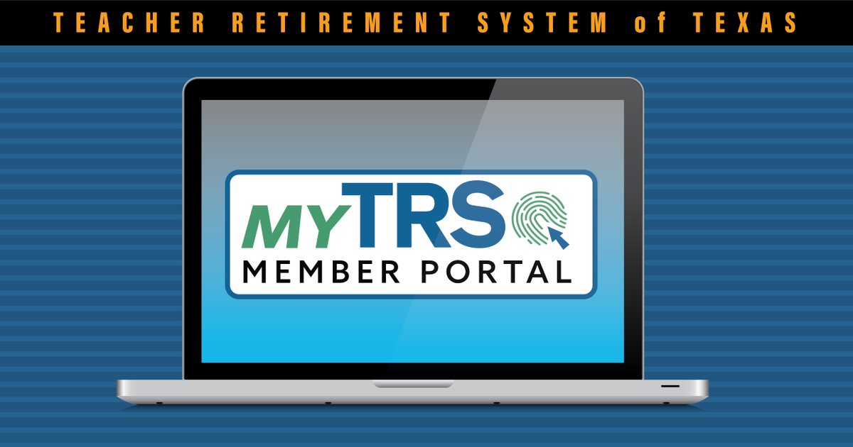 MyTRS has a new logo! It entails all the portal has to offer – secure access to your information and service options at your fingertips. Spot it on the TRS website at trs.texas.gov or MyTRS ow.ly/RGOn50RGTgG. MyTRS is available 24/7 to access your info anytime!