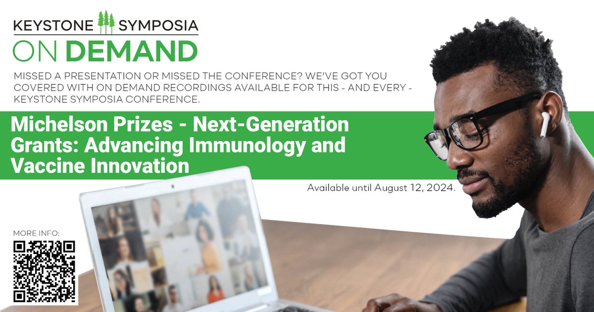 The FREE ePanel, Michelson Prizes - Next-Generation Grants: Advancing #Immunology and #Vaccine Innovation is now available! Simply go to hubs.la/Q02xhsz50, sign up for your free account, and start enjoying the content! #VKSMichelsonNextGen24 #epanel #keystonesymposia.
