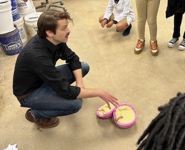 Staff in our Memphis branch provided informational demonstrations on what it takes to be an engineer, work on a drill rig, and perform tests in both the soils and concrete laboratories. We are proud to partner with JP Freeman Optional School! #TeamUES #EducationIsTheFoundation
