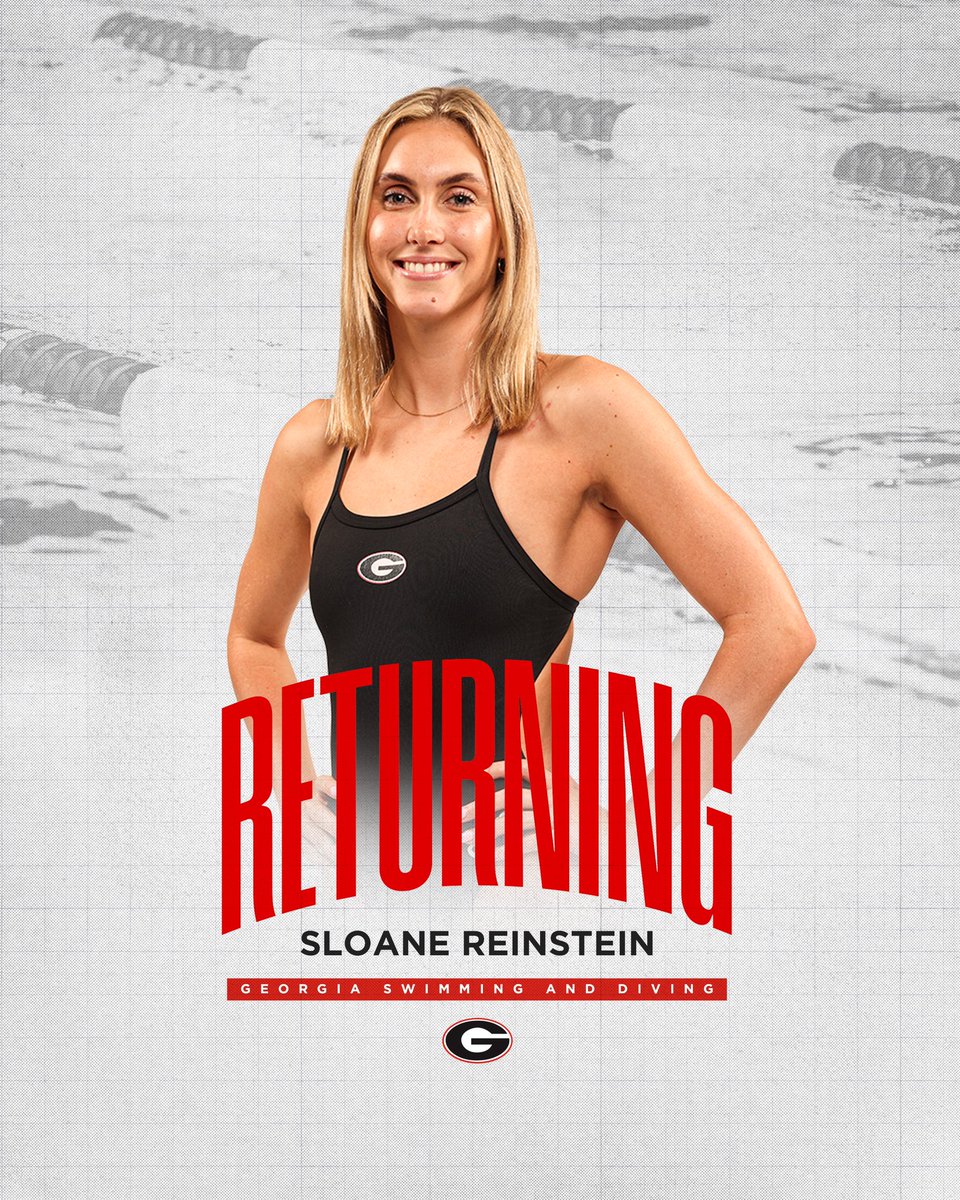 🐶 @SloaneReinstein is BACK The All-American is returning for her fifth season in Athens! #GoDawgs 🐾