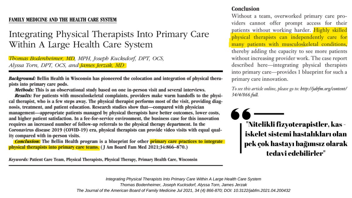 Aile Hekimleri Dergisinde yayımlanan ve yazarların ikisinin aile hekimi olduğu bir makale. İlginç bu Amerikalılar... 😊

<a href="/drfahrettinkoca/">Dr. Fahrettin Koca</a>
<a href="/drtolgatolunay/">Tolga TOLUNAY</a>
<a href="/saglikbakanligi/">T.C. Sağlık Bakanlığı</a>
#ElbetBirgün
#serbestçalışmayönetmeliği