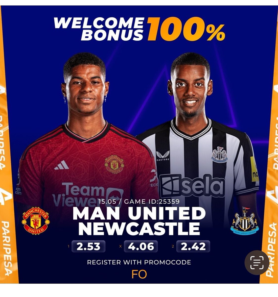 Today's feature game 🔥🔥 Reply to this post with the correct score between Manchester United vs Newcastle using #NikujaribuTu The first 2 correct replies that is before kick-off will each get 1,500/-. NB: You can only reply once. Best of luck! Register your Paripesa account