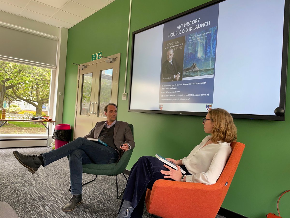 What a fantastic double book launch for <a href="/issy_gapp/">Dr Isabelle Gapp</a> and Hans Hönes this afternoon at <a href="/aberdeenuni/">University of Aberdeen</a>! Congratulations to both authors, and more fascinating reading to add to our lists 🥳📚
lundhumphries.com/products/a-cir…
reaktionbooks.co.uk/work/tangled-p…