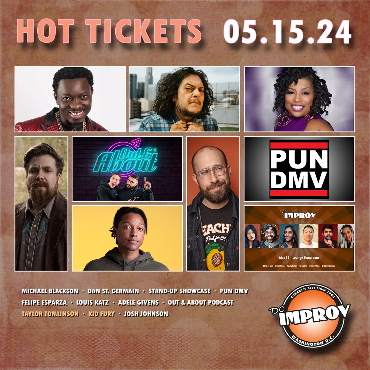 Your weekly hot ticket report is here! Best to clock out and spend the rest of the day thinking about it. Your boss will understand dcimprov.com/hot-tickets