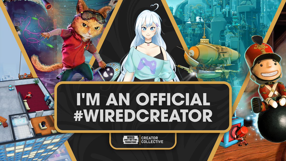 Phew its taken me a hot minute but I'm super happy to announce that I'm officially part of the @WiredP Creator Collective!

You know we're gonna play lots of Gori when its out but look forward to me checking out tons of other Wired Productions titles too! #WiredCreator