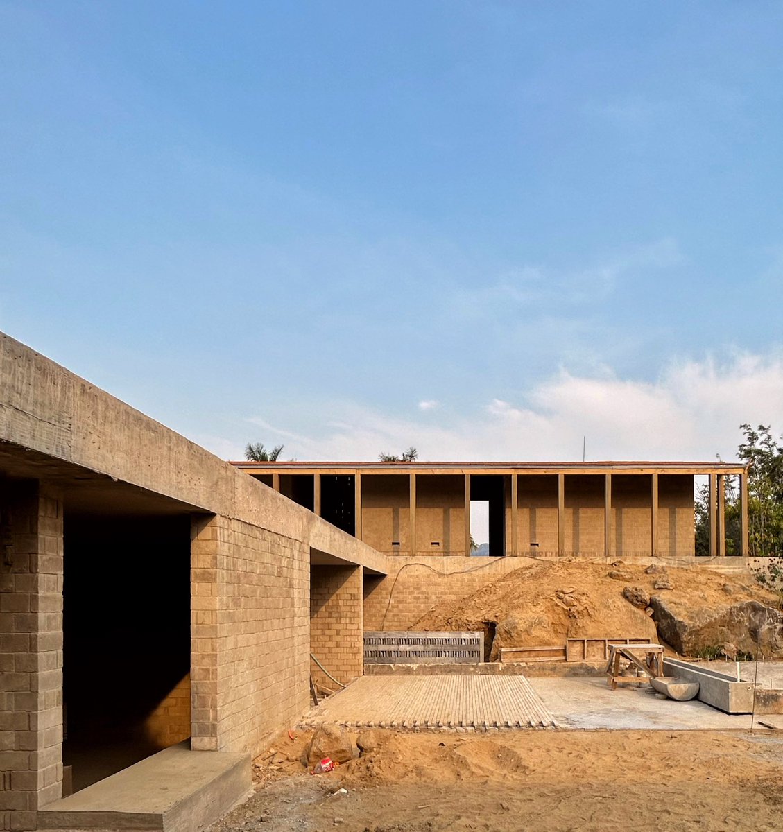 avance de obra en nuestra casa Malinalco en México