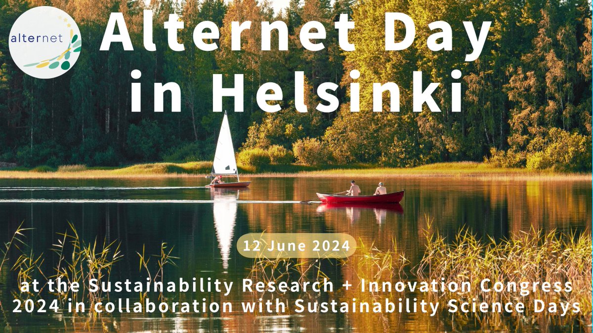Ecosystem restoration for #biodiversity and multiple ecosystem benefits. #Science-#policy interface supporting nature restoration. Governance of #nature restoration. 🌱 Register today for the free Alternet Day event in Helsinki: alterneteurope.eu/sri-alternet-d…