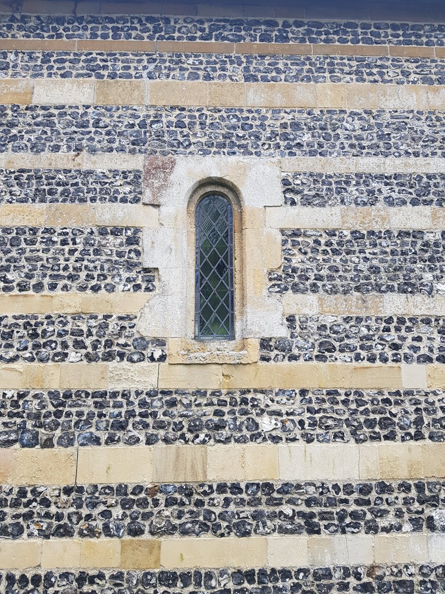 TheHistoryMouse's tweet photo. Churches on the #AvonScamper2024 to go if you want real Romanesque windows (albeit slightly reset in places); #StPaulsManningford #StMarysUpavon #AllSaintsEnford #WindowsOnWednesday #TheHistoryMouseTopThree https://t.co/31CJVprmE0