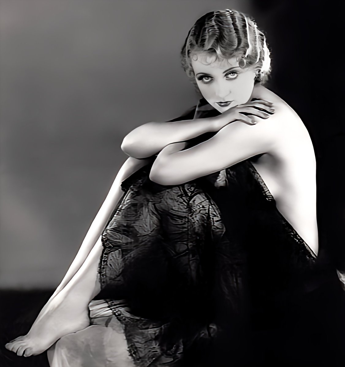 Carole Lombard photographed in 1928, when she was making comedy films for Mack Sennett.