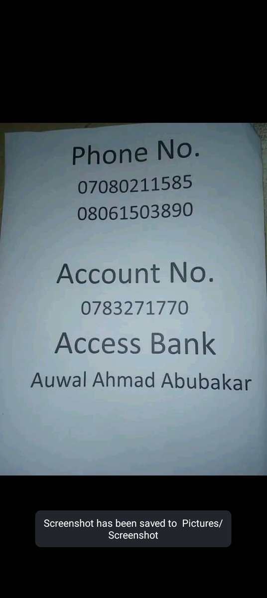 Inalillahi wa'enna ilaihi rajiun we're soliciting for your help brothers and sister even if it's 10 naira Let's repost to help a soul he is having end stage renal failure, having financial issue Attached are the details of the Account and evidence jaxakallahu bi khair 🥺😭🙏