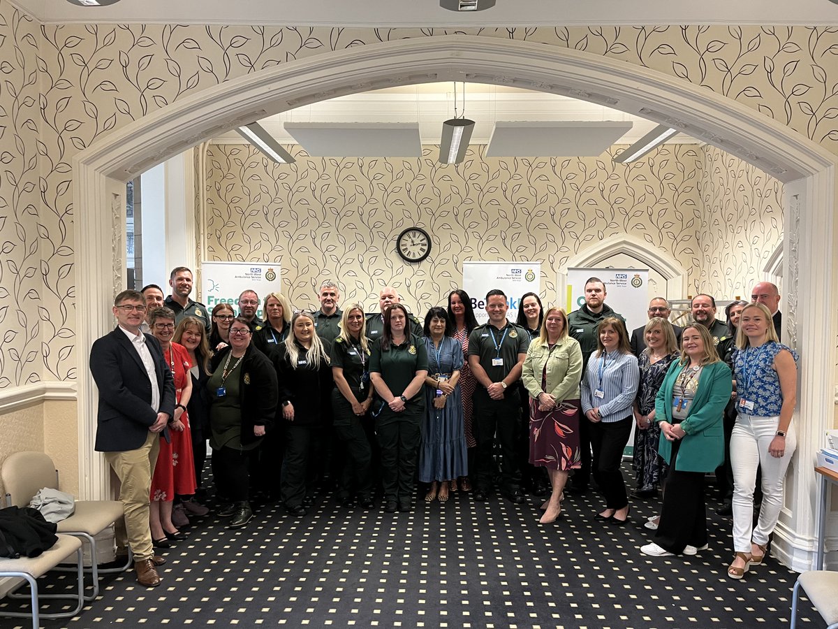 Brilliant to see our regional chair Nick Smith at the @NWAmbulance @cmi_managers celebration yesterday! 🎉

Across 34 #NWAS staff, there is a range of CMI qualifications 😍 Brilliant to see, thank you for having us!