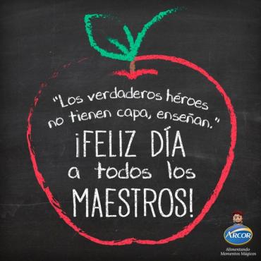 ¡Buen día para tod@s! ¡Y felicitaciones a mis 'colegas' Maestros en su día! ¡Que Dios los bendiga siempre! 🙏🌹